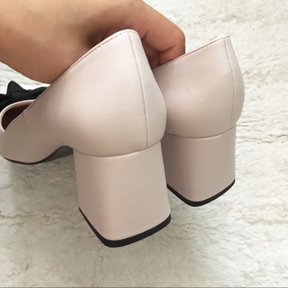 Zara Bow Block Heels - Picture 3 of 4